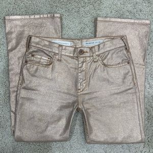 Pilcro by Anthropologie Rose Gold Jeans